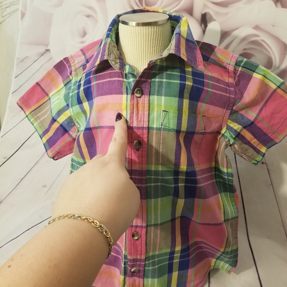 Boys Toddler, 4T, Childrens Place dress shirt but - Picture 4 of 4